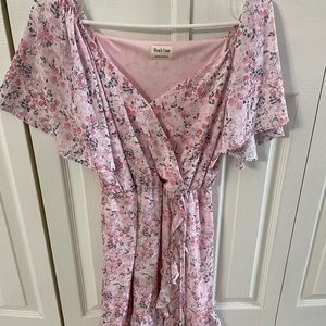 Cute pink dress from soho can fit a small or xs. One size though.